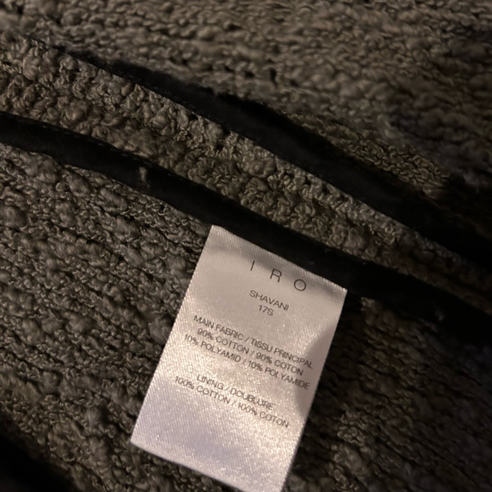 IRO Gray Bouclé Blazer - Picture 4 of 4
